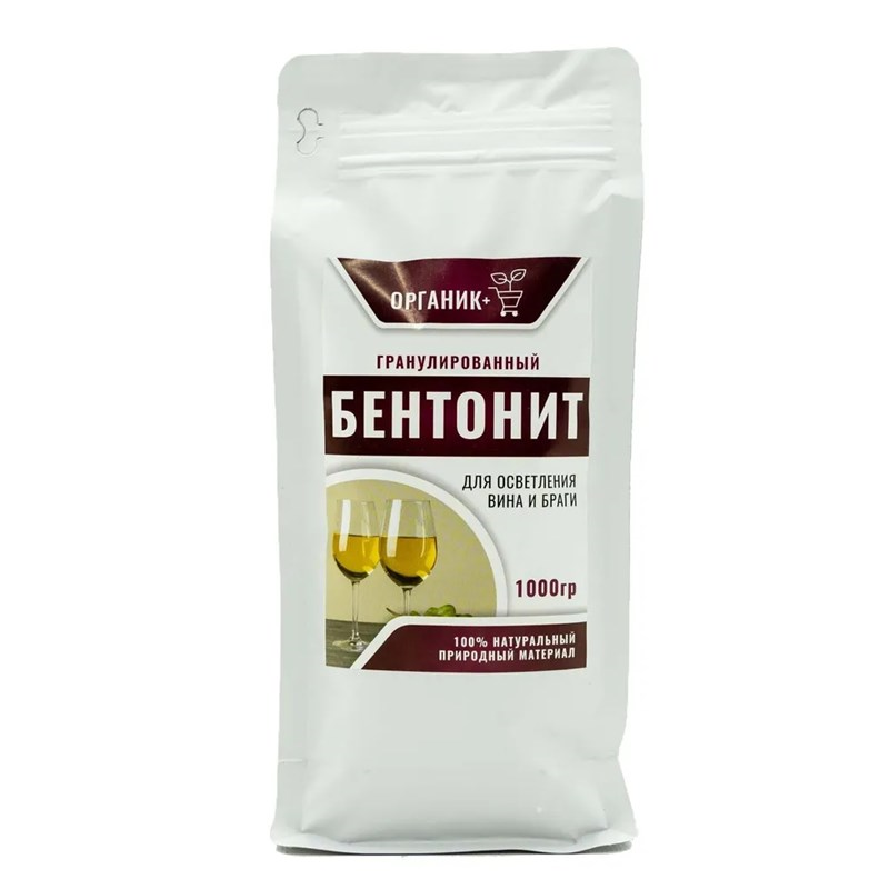 Органик+ БЕНТОНИТ 1л для вина и браги