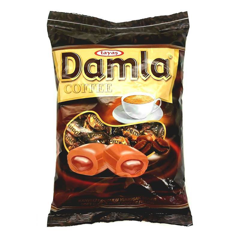 Жевательные конфеты DAMLA (Coffee) со вкусом кофе и сливок и кофейной начинкой,1кг
